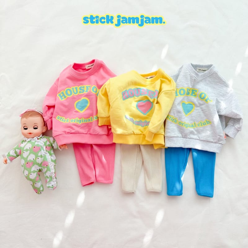 Stick - Korean Baby Fashion - #babyoutfit - Baby House Sweatshirt