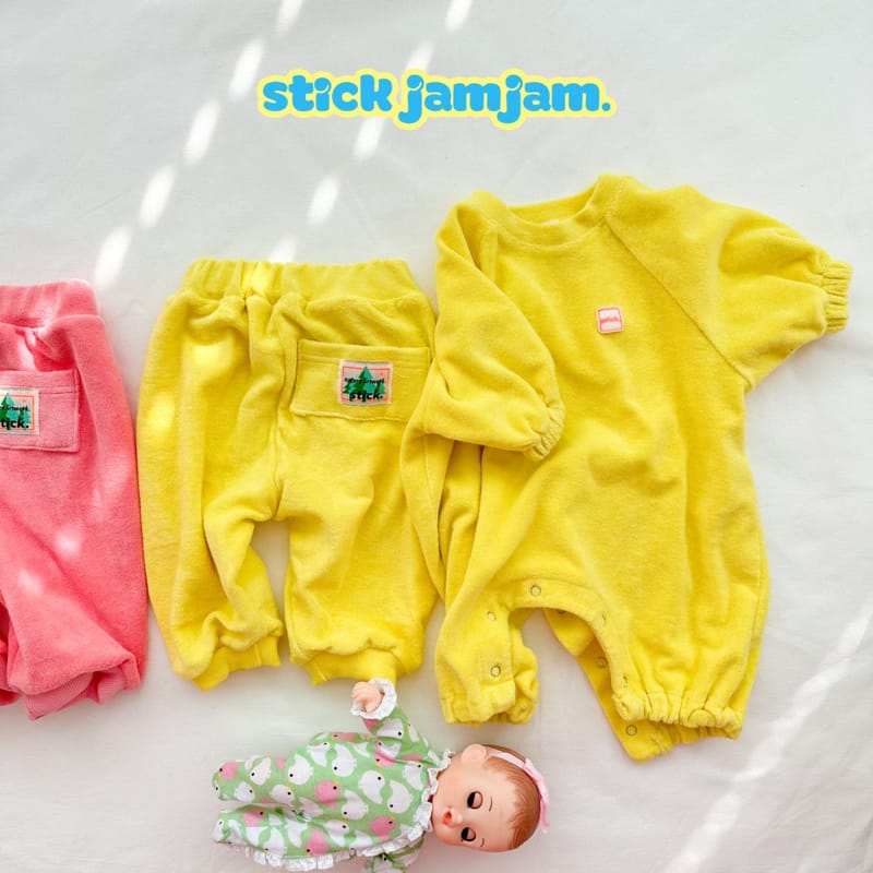 Stick - Korean Baby Fashion - #babyoutfit - Baby Jam Jam Bodysuit - 4