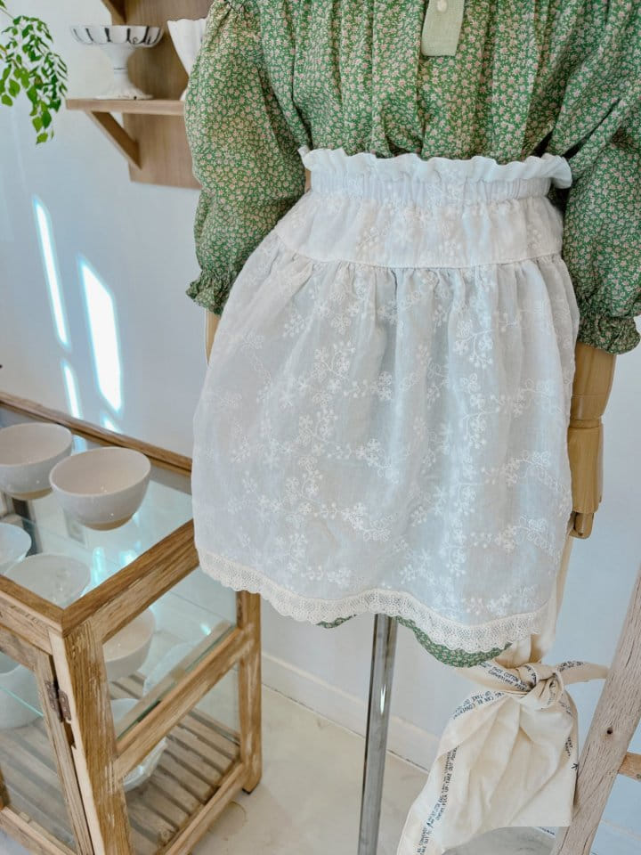 Studio M - Korean Children Fashion - #kidsshorts - Lace Skirt - 9