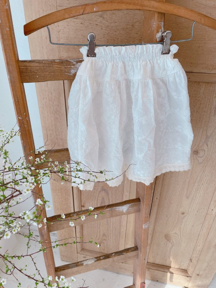 Studio M - Korean Children Fashion - #kidzfashiontrend - Lace Skirt - 11