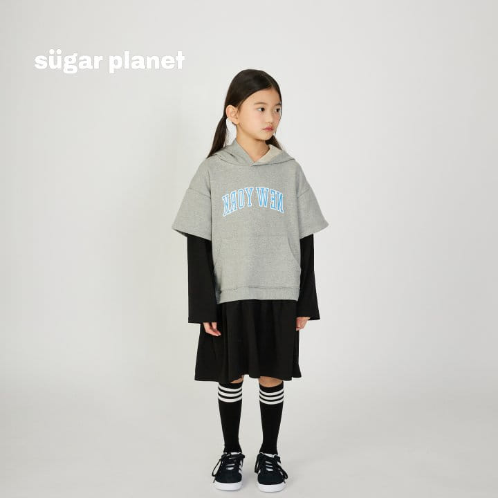 Sugar Planet - Korean Children Fashion - #childofig - Newyork Hoody One-piece - 8