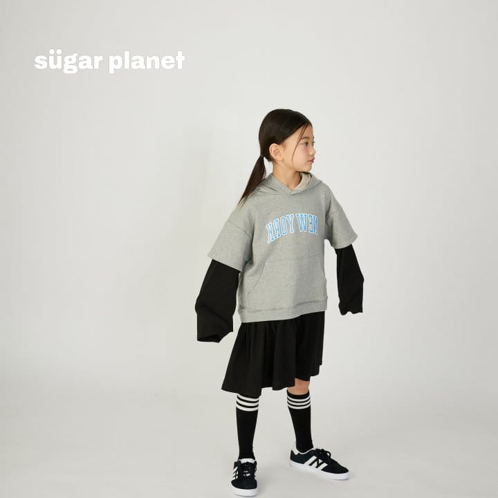 Sugar Planet - Korean Children Fashion - #designkidswear - Newyork Hoody One-piece - 11