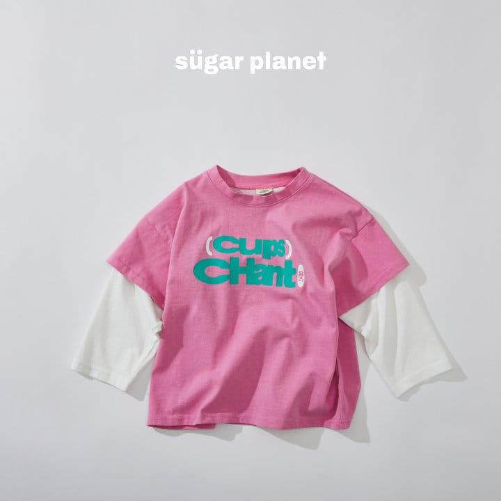 Sugar Planet - Korean Children Fashion - #kidsshorts - Cups Layered Tee