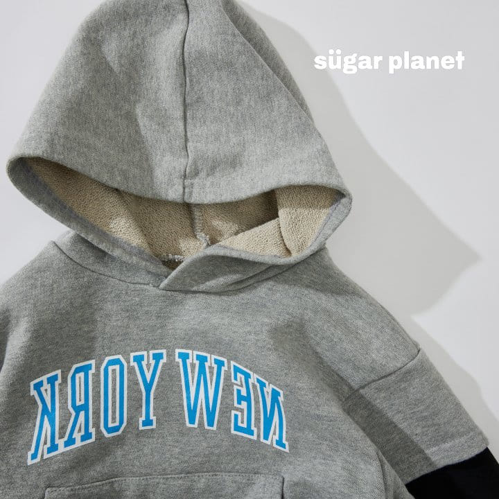 Sugar Planet - Korean Children Fashion - #kidsstore - Newyork Hoody One-piece