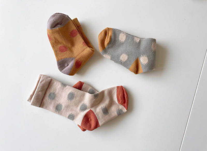 Teamand - Korean Children Fashion - #designkidswear - Bread Socks Set - 3