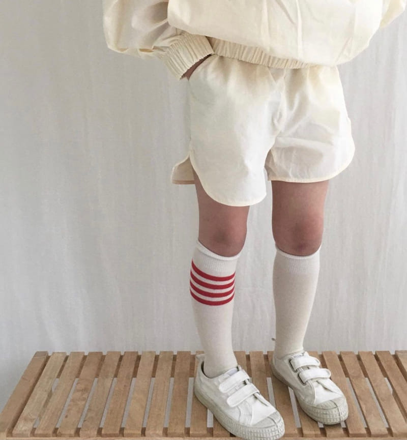 Teamand - Korean Children Fashion - #kidsshorts - Match Knee Socks Set - 5