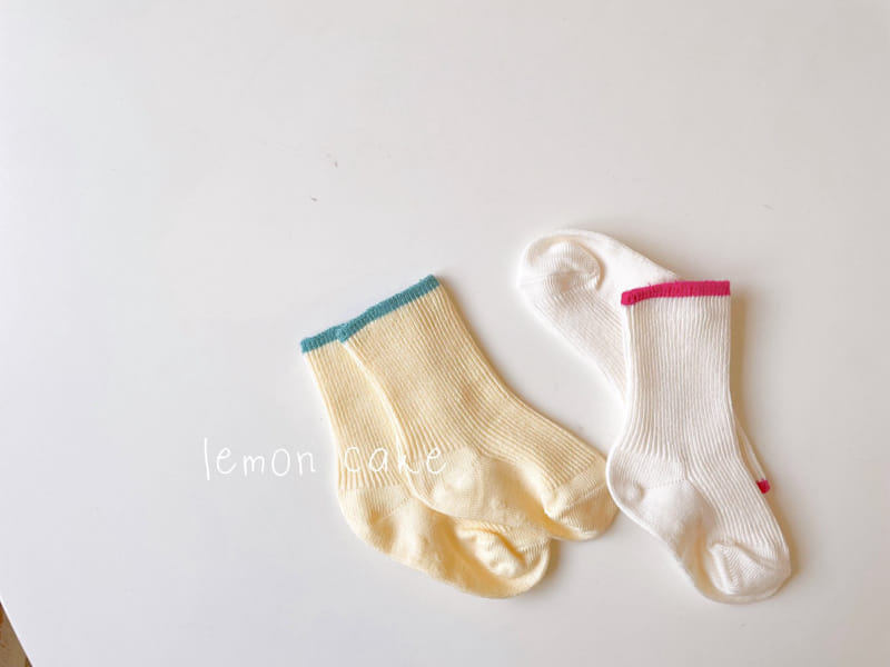 Teamand - Korean Children Fashion - #littlefashionista - Lemon Cke Socks Set