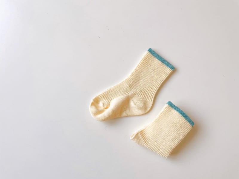 Teamand - Korean Children Fashion - #magicofchildhood - Lemon Cke Socks Set - 2