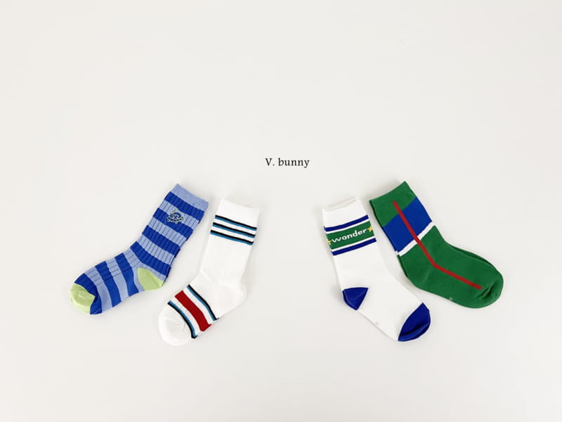 V Bunny - Korean Children Fashion - #Kfashion4kids - Wonder Socks Set - 10