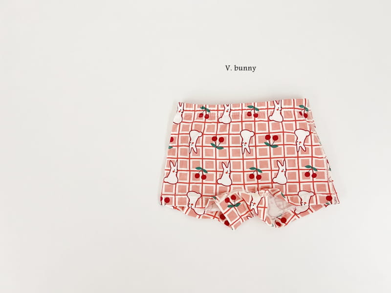 V Bunny - Korean Children Fashion - #Kfashion4kids - Straw Under Pants Set - 3