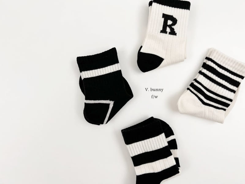 V Bunny - Korean Children Fashion - #Kfashion4kids - Als Socks Set - 3