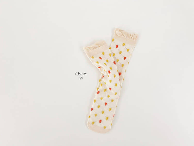 V Bunny - Korean Children Fashion - #childofig - Kitty Socks Set - 7