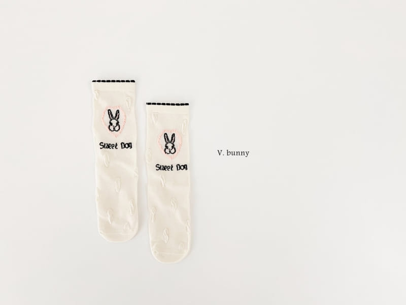 V Bunny - Korean Children Fashion - #childofig - Lovely Rabbit Socks Set - 5