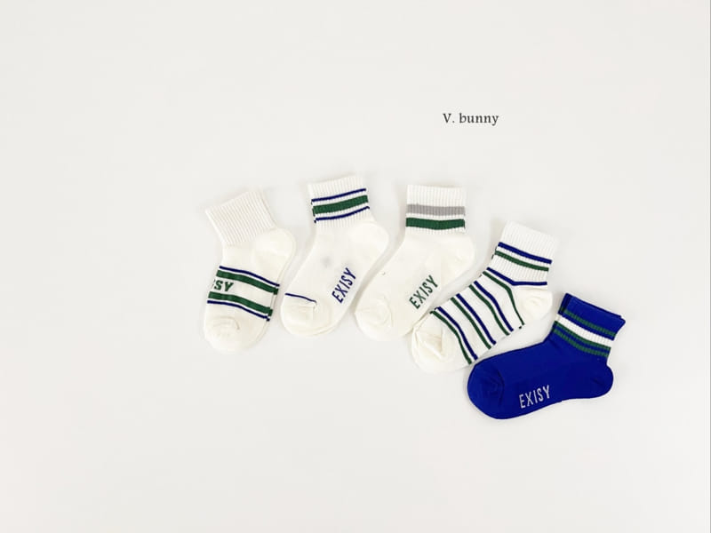 V Bunny - Korean Children Fashion - #childofig - Ex Socks Set - 12