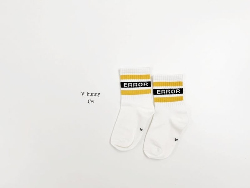 V Bunny - Korean Children Fashion - #childofig - Erro Socks Set - 8