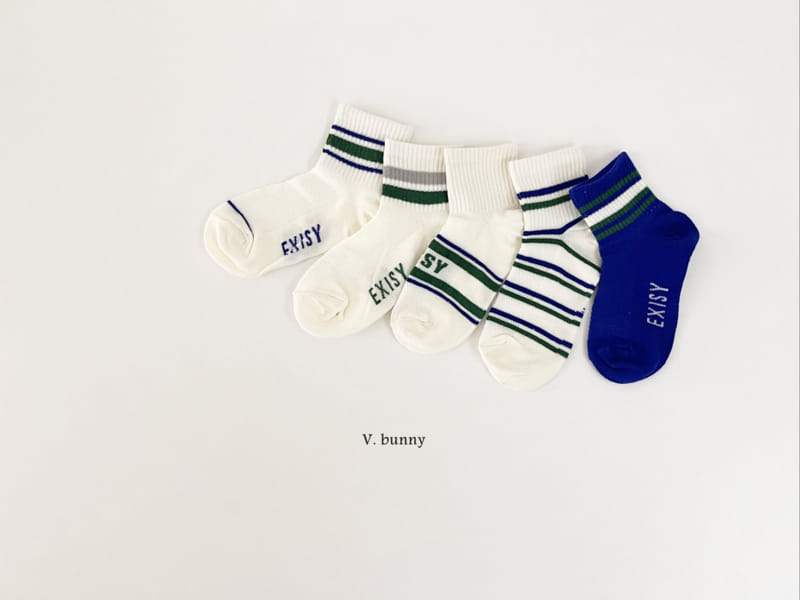 V Bunny - Korean Children Fashion - #designkidswear - Ex Socks Set