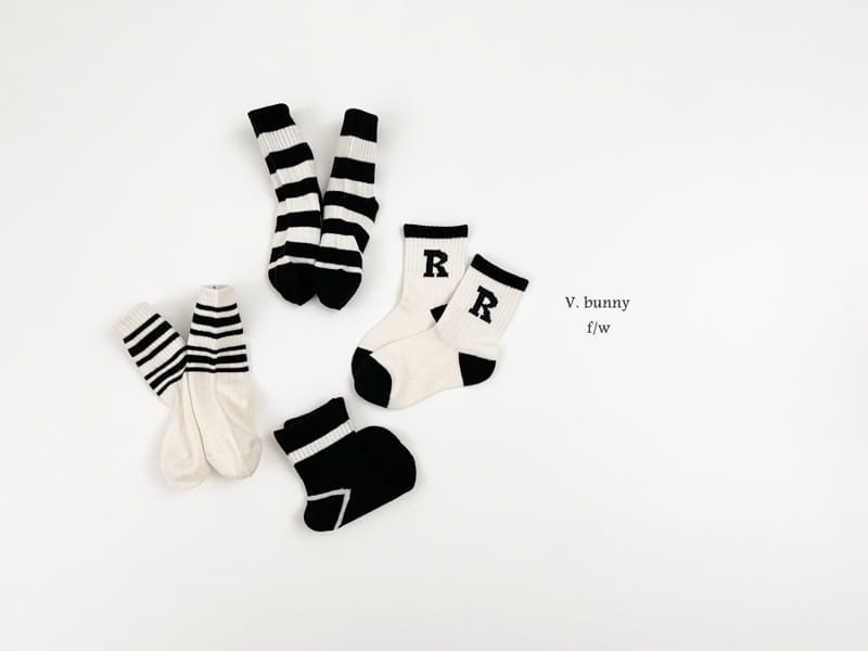 V Bunny - Korean Children Fashion - #designkidswear - Als Socks Set - 11