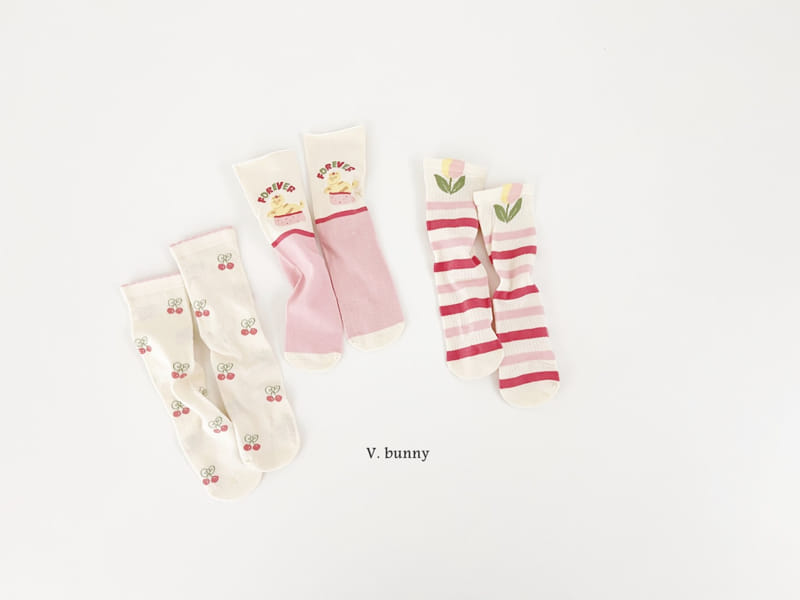 V Bunny - Korean Children Fashion - #discoveringself - Daldal Socks Set - 9