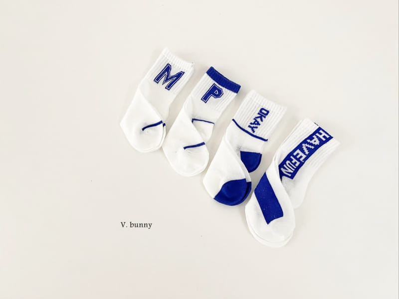 V Bunny - Korean Children Fashion - #designkidswear - Okay Socks Set - 4