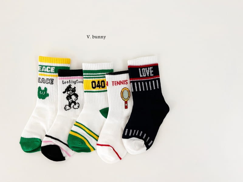 V Bunny - Korean Children Fashion - #discoveringself - Laket Socks Set