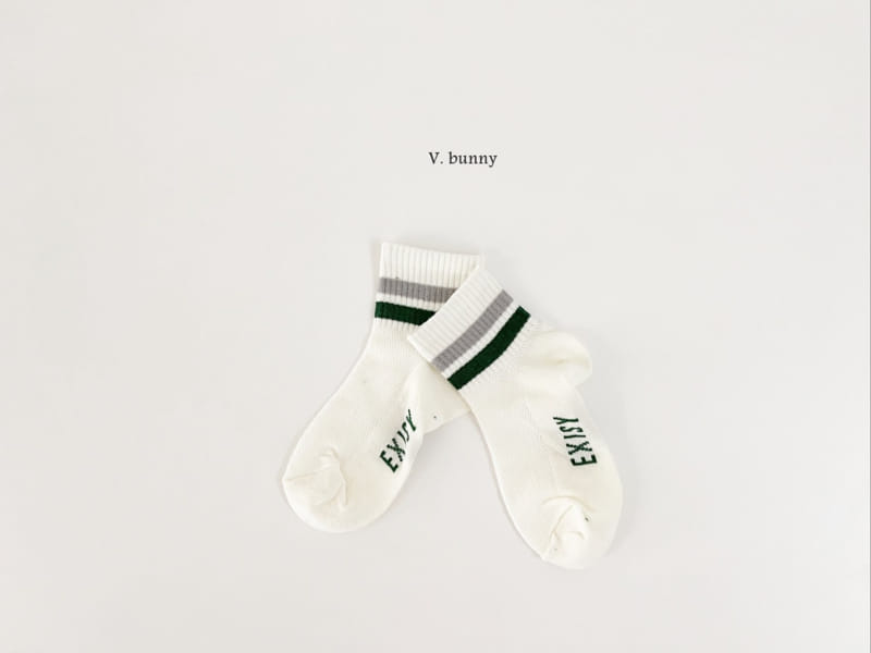 V Bunny - Korean Children Fashion - #fashionkids - Ex Socks Set - 4