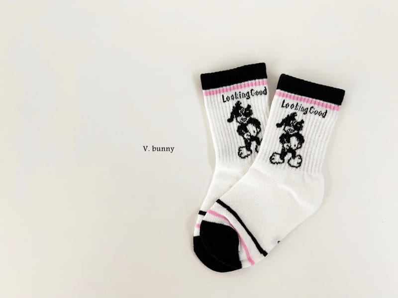 V Bunny - Korean Children Fashion - #kidsshorts - Laket Socks Set - 3