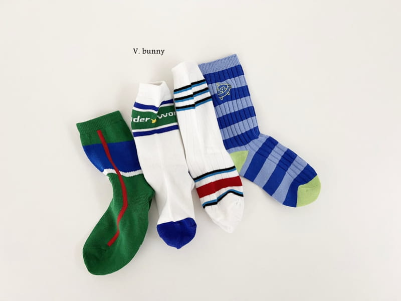 V Bunny - Korean Children Fashion - #kidzfashiontrend - Wonder Socks Set - 9