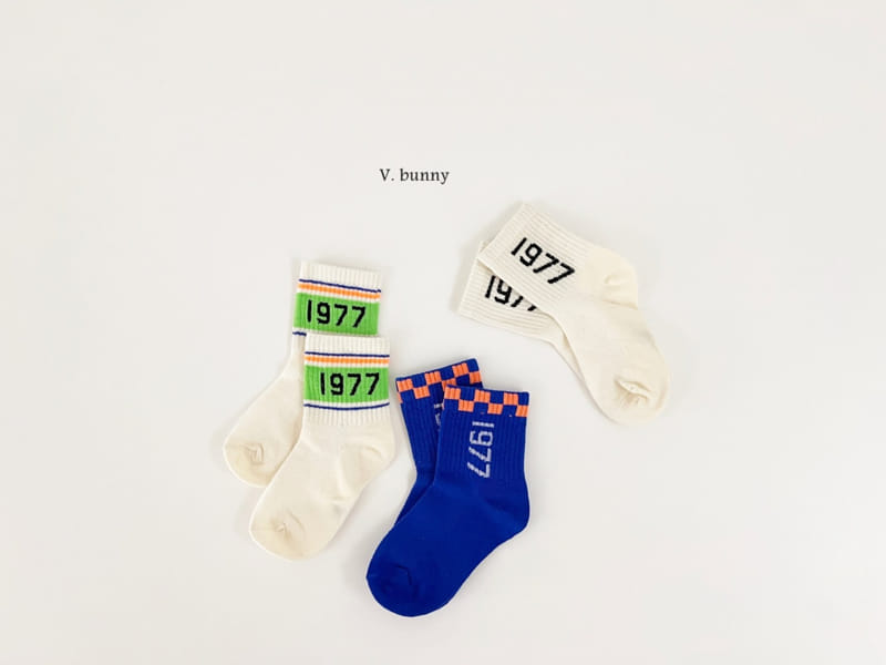 V Bunny - Korean Children Fashion - #littlefashionista - Sheel Tic Socks Set - 8