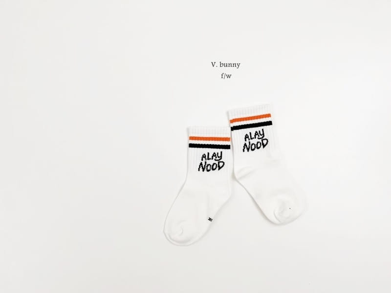 V Bunny - Korean Children Fashion - #littlefashionista - Erro Socks Set - 4