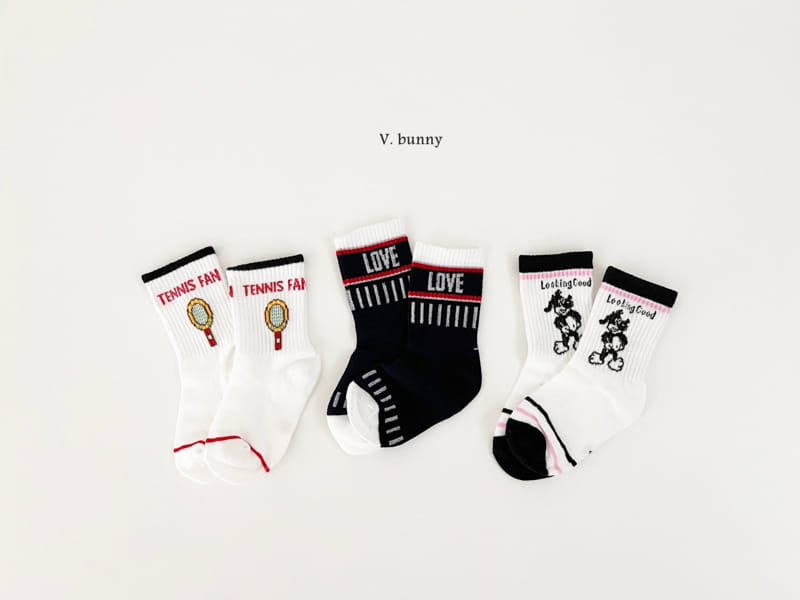 V Bunny - Korean Children Fashion - #prettylittlegirls - Laket Socks Set - 10