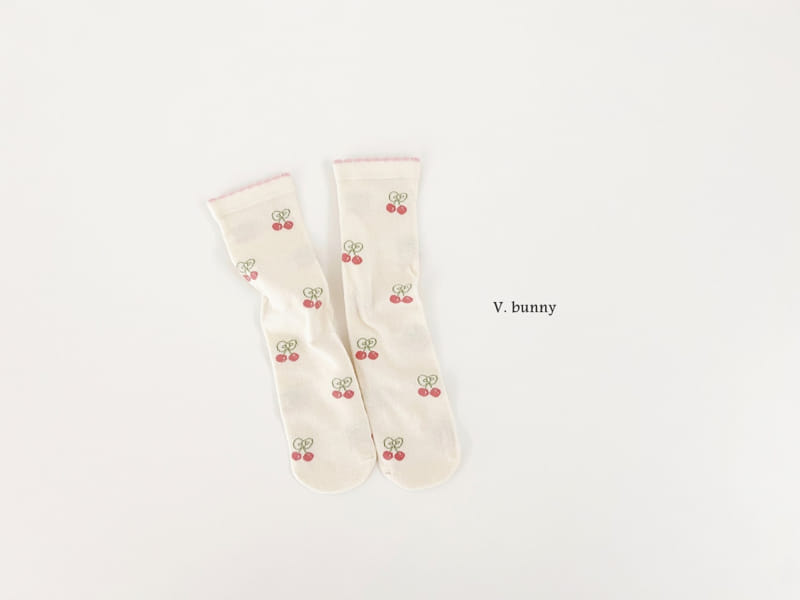 V Bunny - Korean Children Fashion - #todddlerfashion - Daldal Socks Set - 3