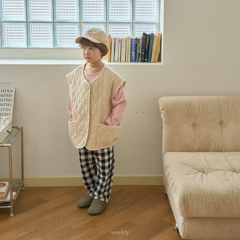 Weekly - Korean Children Fashion - #Kfashion4kids - Check Pants - 10