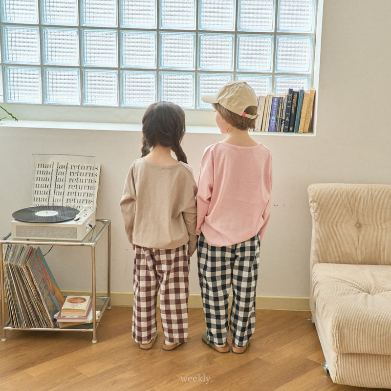 Weekly - Korean Children Fashion - #childofig - Check Pants - 2