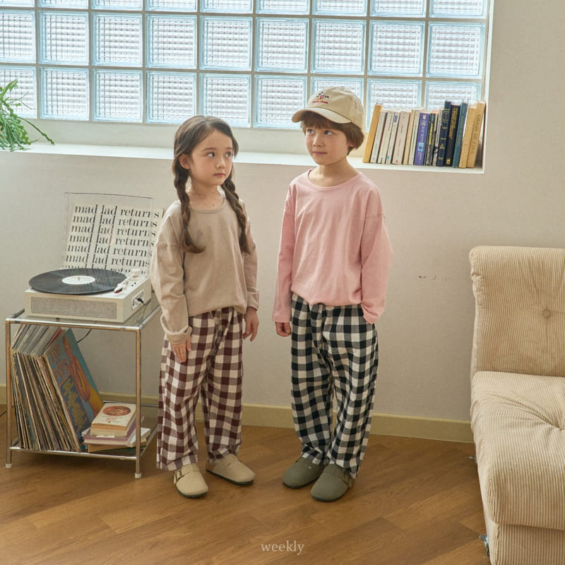 Weekly - Korean Children Fashion - #childrensboutique - Check Pants - 3