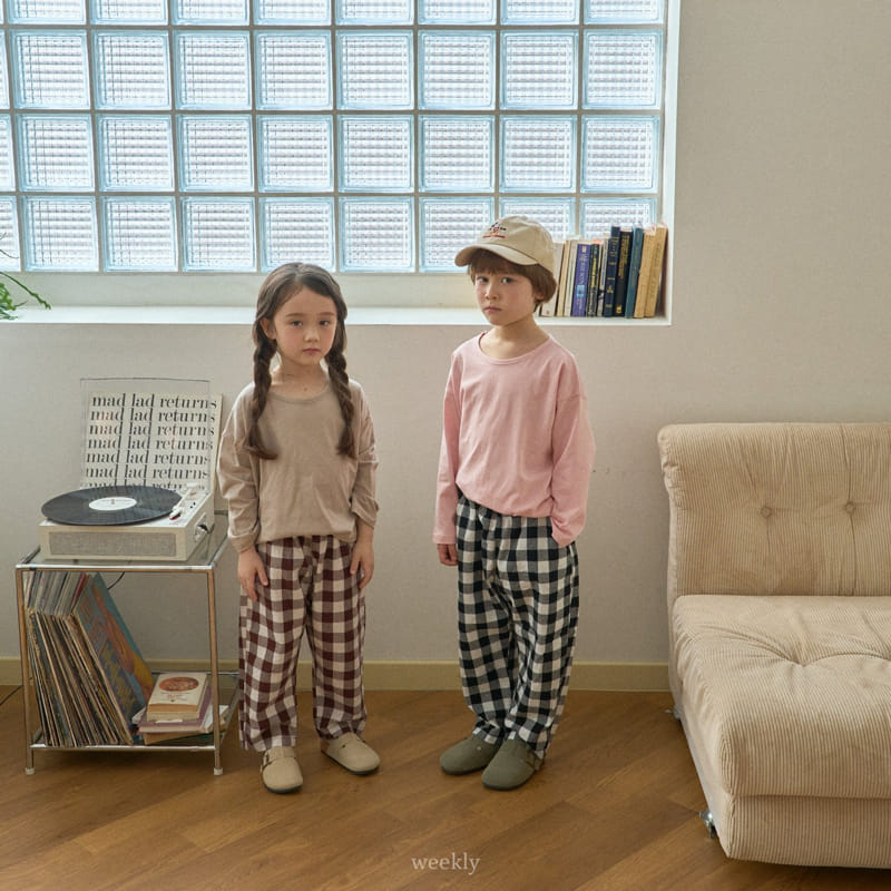 Weekly - Korean Children Fashion - #childrensboutique - Check Pants - 4