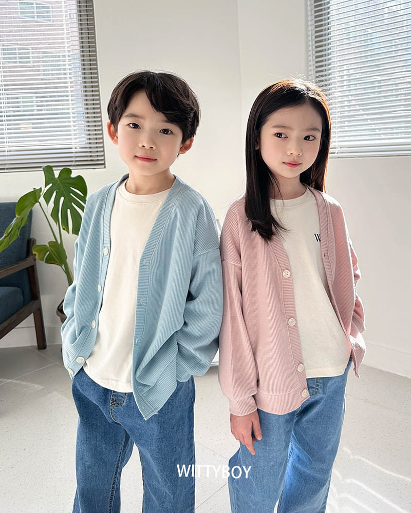 Witty Boy - Korean Children Fashion - #Kfashion4kids - Hush Cardigan