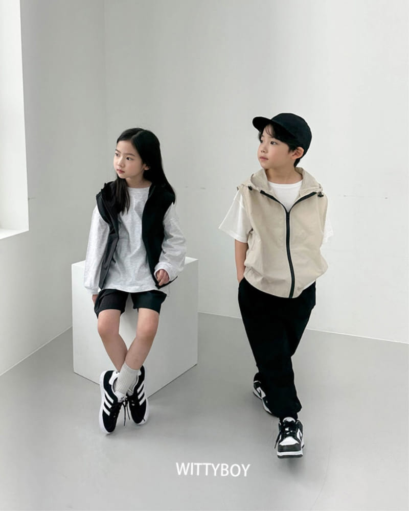 Witty Boy - Korean Children Fashion - #Kfashion4kids - Vibe Hoody Vest - 7