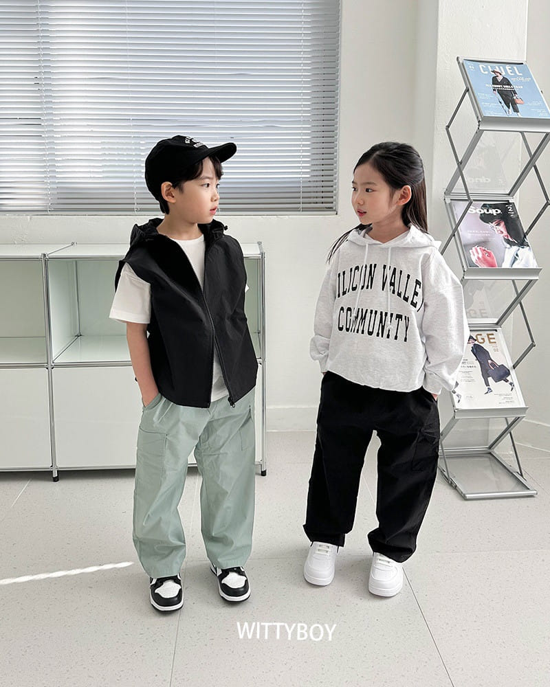 Witty Boy - Korean Children Fashion - #childofig - Belly Hoody Tee - 7