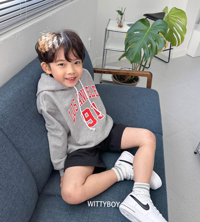 Witty Boy - Korean Children Fashion - #childofig - LA Hoody Tee - 11