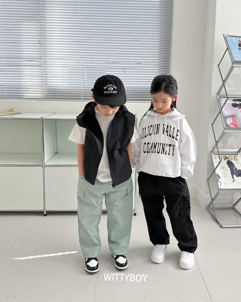 Witty Boy - Korean Children Fashion - #childrensboutique - Belly Hoody Tee - 8