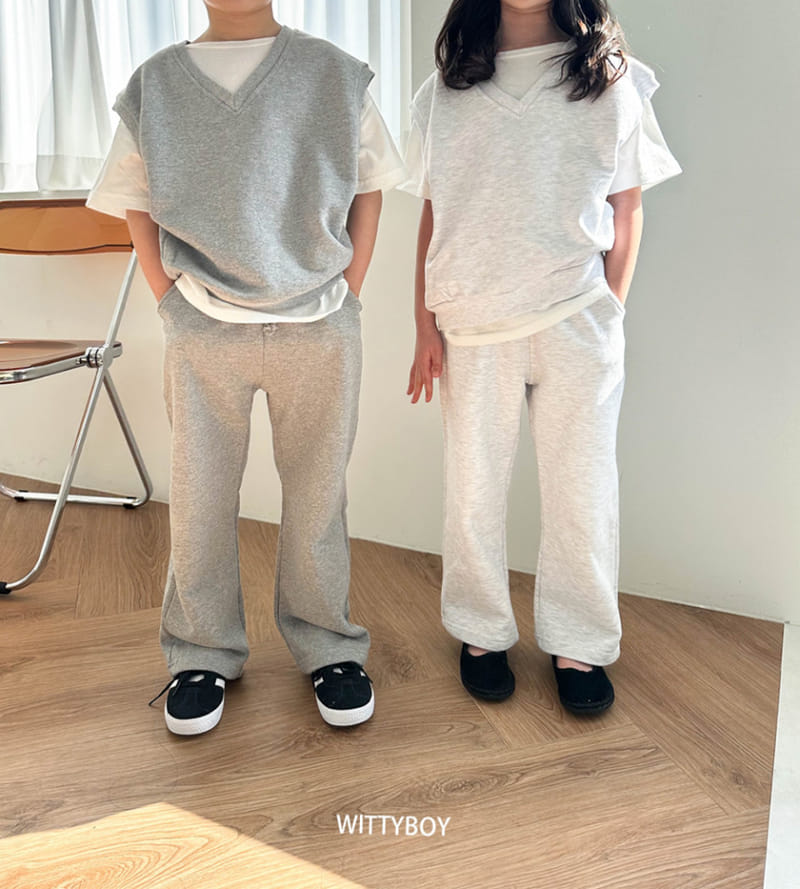 Witty Boy - Korean Children Fashion - #childrensboutique - Uni Pants