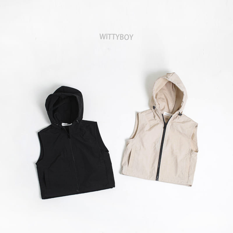 Witty Boy - Korean Children Fashion - #designkidswear - Vibe Hoody Vest