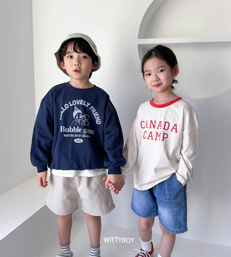 Witty Boy - Korean Children Fashion - #discoveringself - Camp Tee - 11