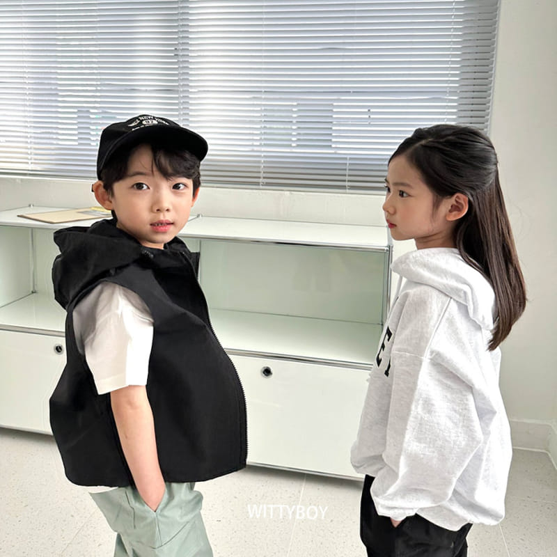 Witty Boy - Korean Children Fashion - #discoveringself - Belly Hoody Tee - 10