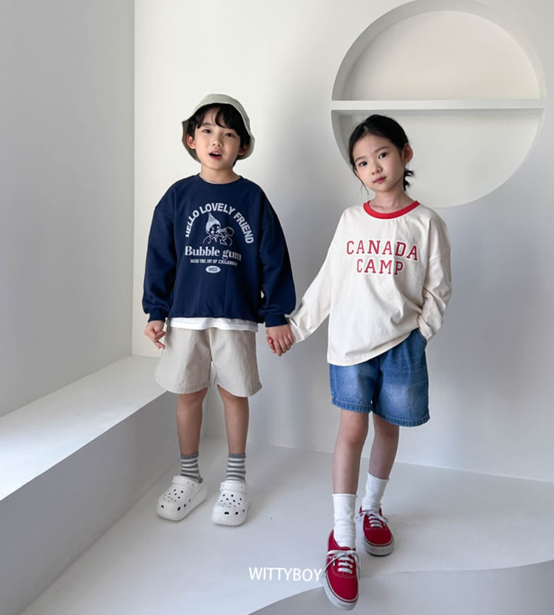 Witty Boy - Korean Children Fashion - #fashionkids - Camp Tee - 12