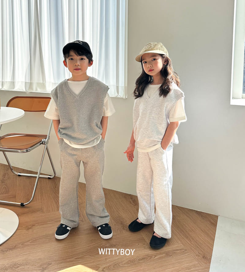 Witty Boy - Korean Children Fashion - #discoveringself - Uni Pants - 4