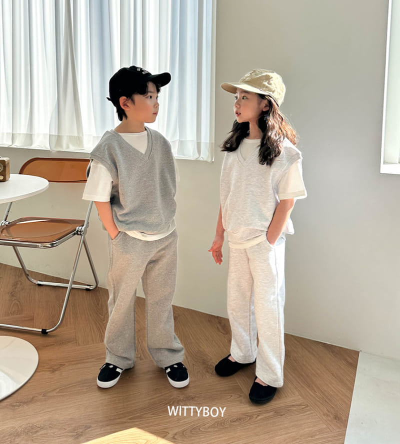 Witty Boy - Korean Children Fashion - #kidsshorts - Uni Pants - 5