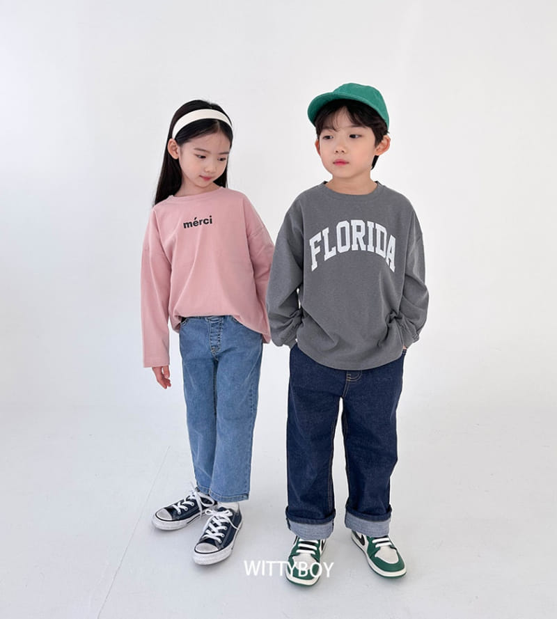 Witty Boy - Korean Children Fashion - #kidsstore - Hip Cel Jeans - 12