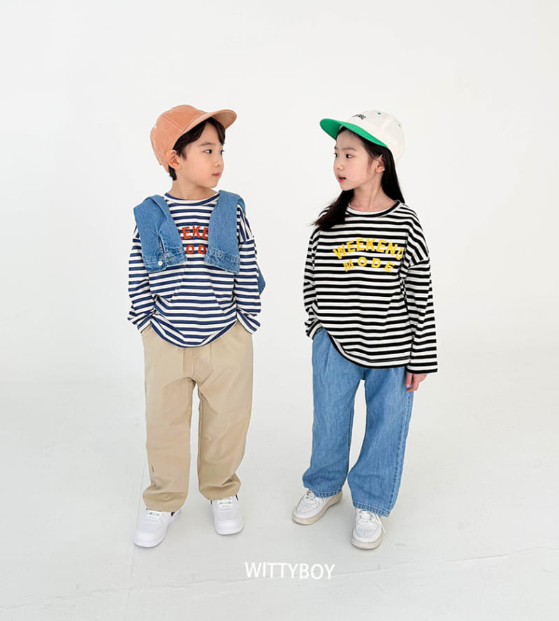 Witty Boy - Korean Children Fashion - #kidsstore - Weekend Tee