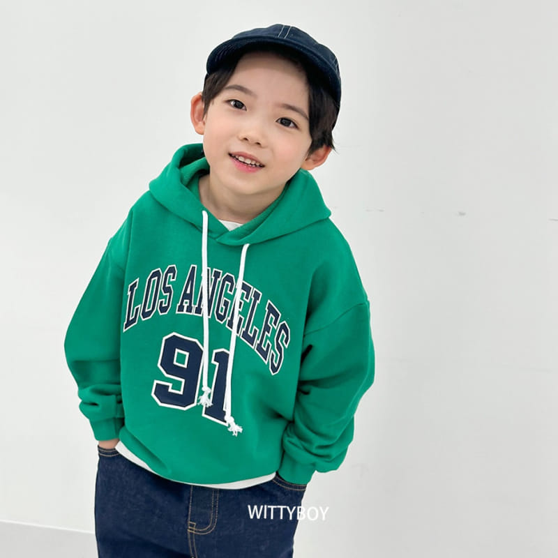 Witty Boy - Korean Children Fashion - #Kfashion4kids - LA Hoody Tee - 4